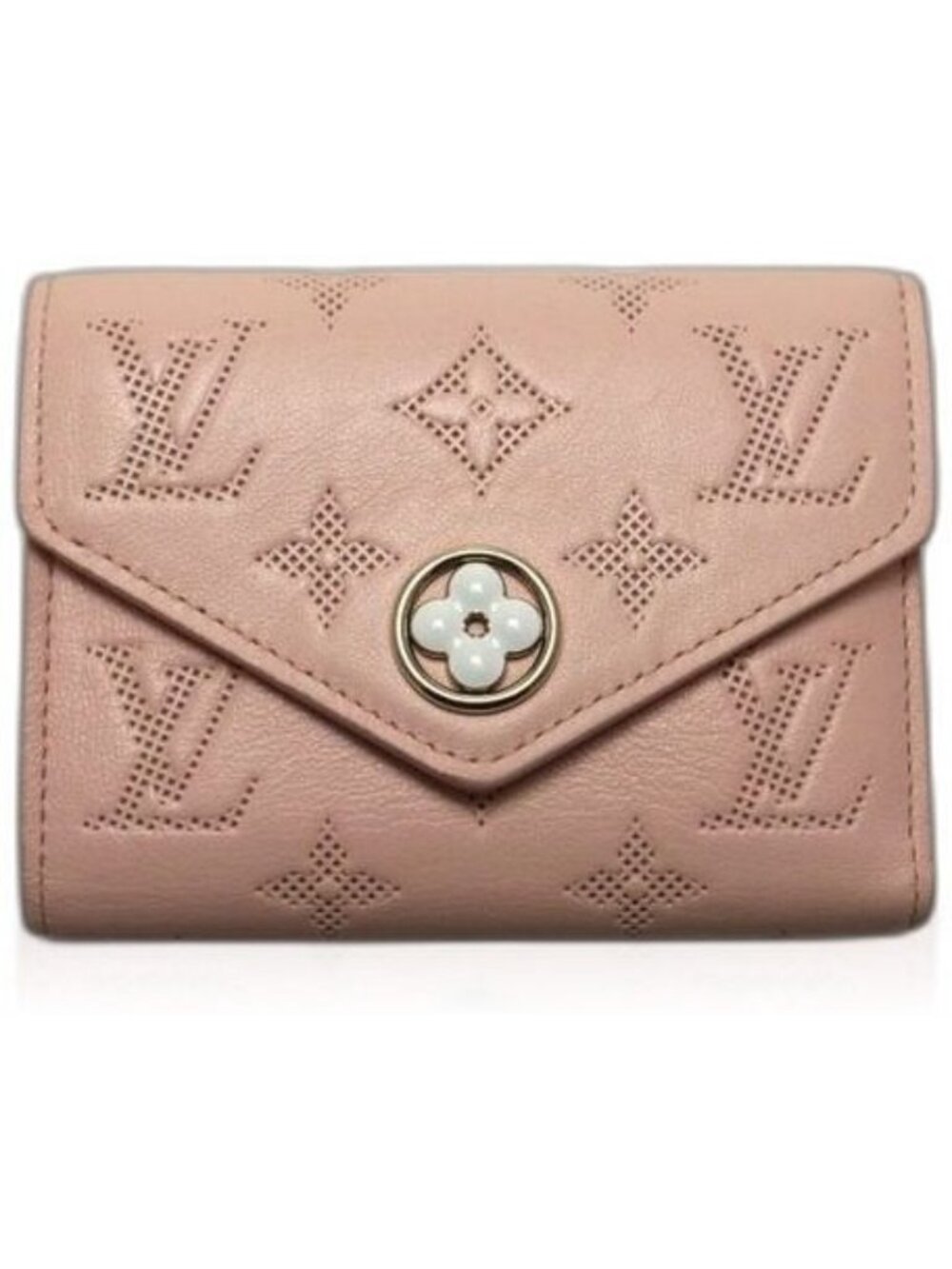 Louis Vuitton Portefeuille Victorine Leather Trifold Wallet